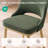 Chenille Upholstered Dining Chair With Solid Wood Legs-843294733-843294731