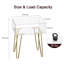 Table de chevet en acrylique, table de chevet
