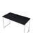 Tennos Black  Chrome Finish Vanity Desk