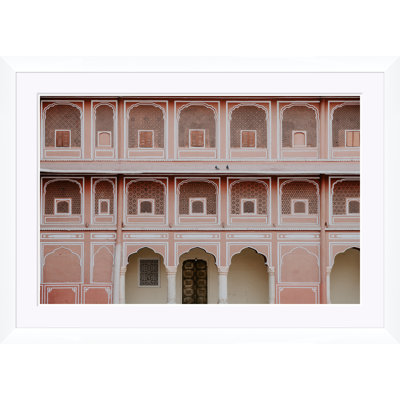 Chandra Mahal Façade Print by David Phoenix