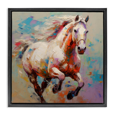 Art mural sur toile «Trotter le cheval» par Irena Orlov
