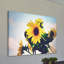 Sunflower 1 Piece Wrapped Canvas Wall Art-1143080306