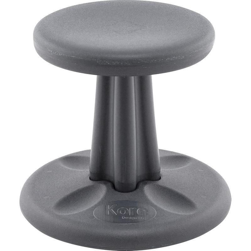 Kore Design™ Kids Wobble Chair 14", Pale Blue, 12" H x 13.5" W x 13.5" D, Gray