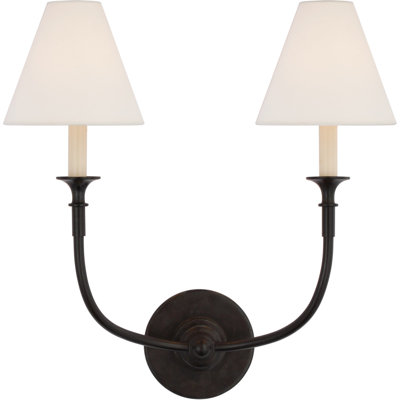 Thomas OBrien Piaf Double Sconce