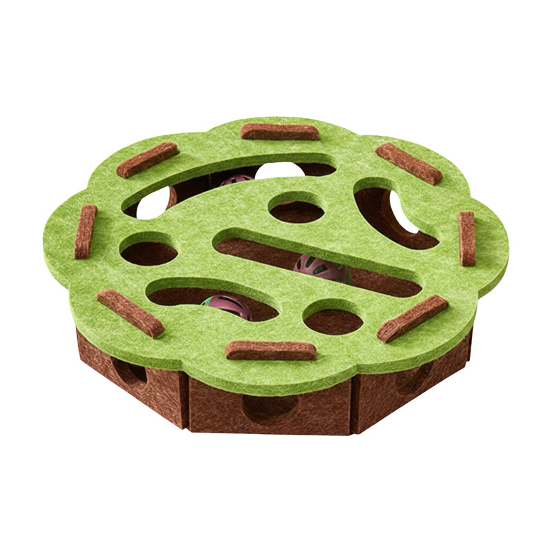 Mangeoire à chat, boîte à feutre pour chat, boîte à jouets pour chat