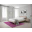Tapis mauve à motif abstrait Runolfson-823175300