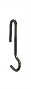 Handcrafted 4.5" Angled Pot Hooks 6 Pack, Hammered Steel