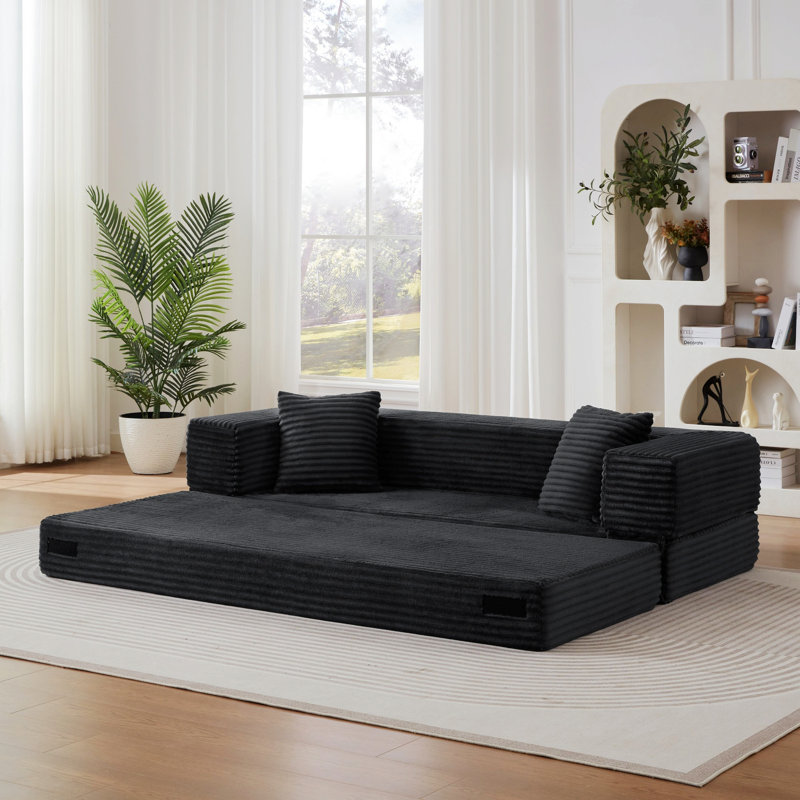 Canapé moderne pour appartements et salon, Chenille gris foncé