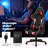 Ebern Designs Adjustable Reclining Ergonomic Swiveling PC & Racing Game Chair-2079339381