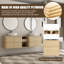  Ensemble de meuble-lavabo double 72 po avec plateau en pierre reconstituée Eaton-709929888-710271485