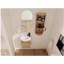 Meuble-lavabo à fermeture en douceur avec lavabo et support de rangement, 16 po pour petite salle de bain-1670856356