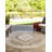 Oriental Machine Woven Polypropylene Indoor / Outdoor Area Rug in Natural-1847715491