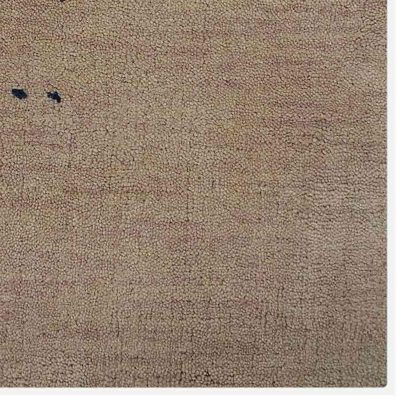 St Catherine Hand Knotted Loom Wool Eco-Friendly Area Rugs - Rectangle, Beige Color, Contemporary Modern Design, High Pile Thick Handmade Anti Skid Area Rugs for Living Room, Bed Room