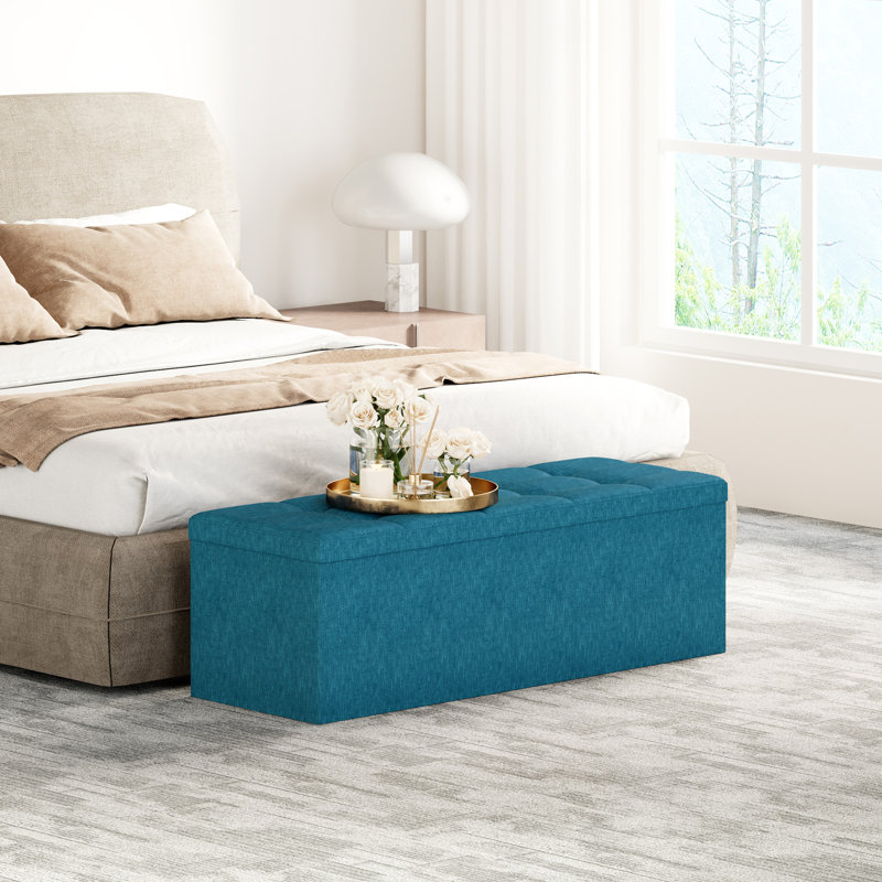 110cm Wide Standard Ottoman, Teal