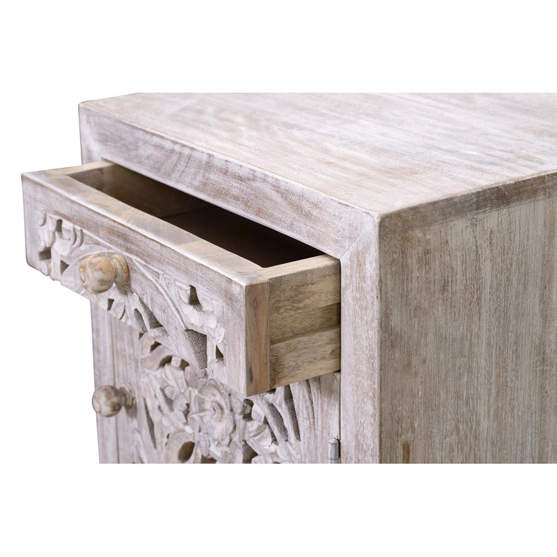 Lesterny 40cm W Solid Wood Bedside Table