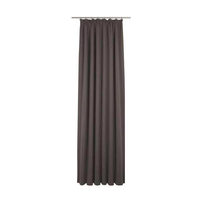 Uni Collection Room Darkening Curtain, 142cm wide x 335cm high, Dark brown