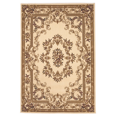 2' X 3' Polypropylene Ivory Accent Rug