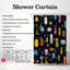 Fun Cast - Rideau de douche Premium-1197966185