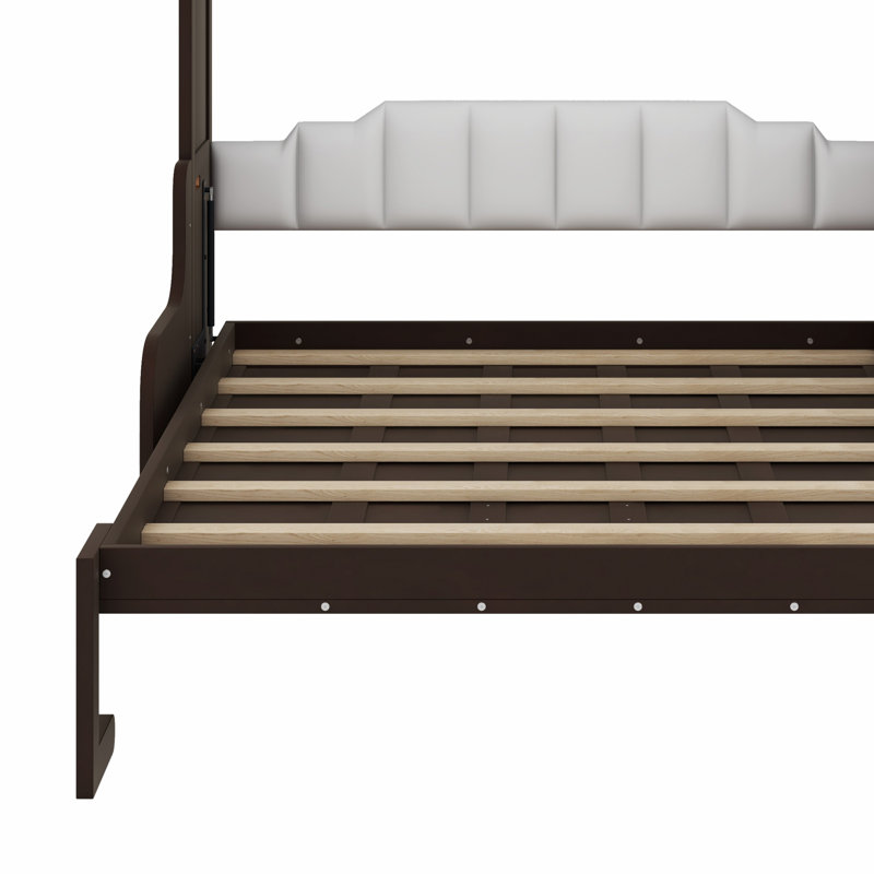 Lit escamotable mural Murphy avec coussin, Espresso