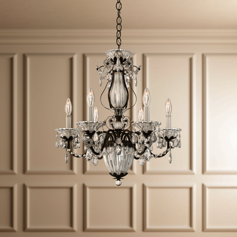 Bagatelle 7 - Light Chandelier, Spectra, Heirloom Bronze