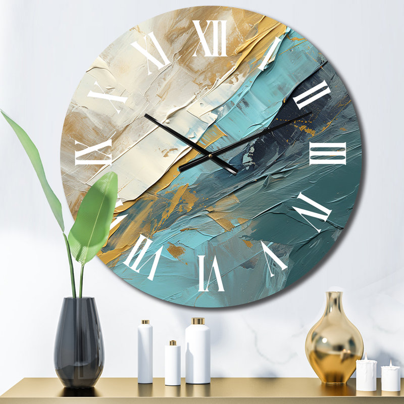 Horloge murale en métal, Petit