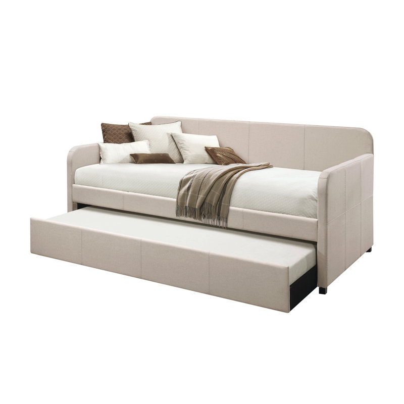 Fog Fabric Daybed W/Trundle (Twin)