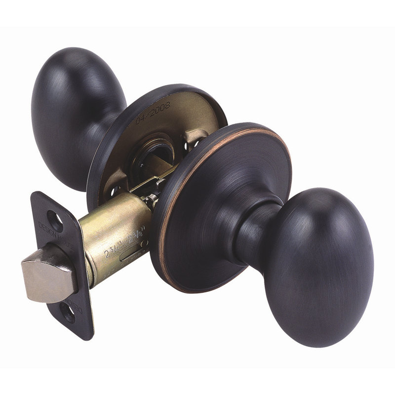 Egg Passage Hall/Closet Door Knob, Oil Rubbed Bronze