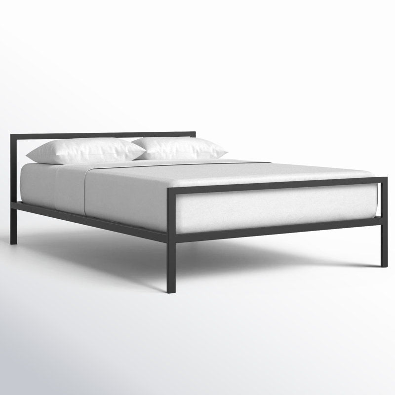 Lit plateforme Aston, Grand, Noir