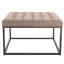 Repose-pieds capitonné en métal de 28 po avec plusieurs options de tissu-668632410