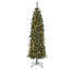 Arbre de Noël 7,5 pi, arbre à crayons artificiel, assemblage facile, décoration de Noël pour les fêtes à la maison-1720524117