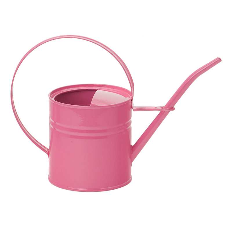 Lotonya Handmade Metal Table Vase, Hot Pink