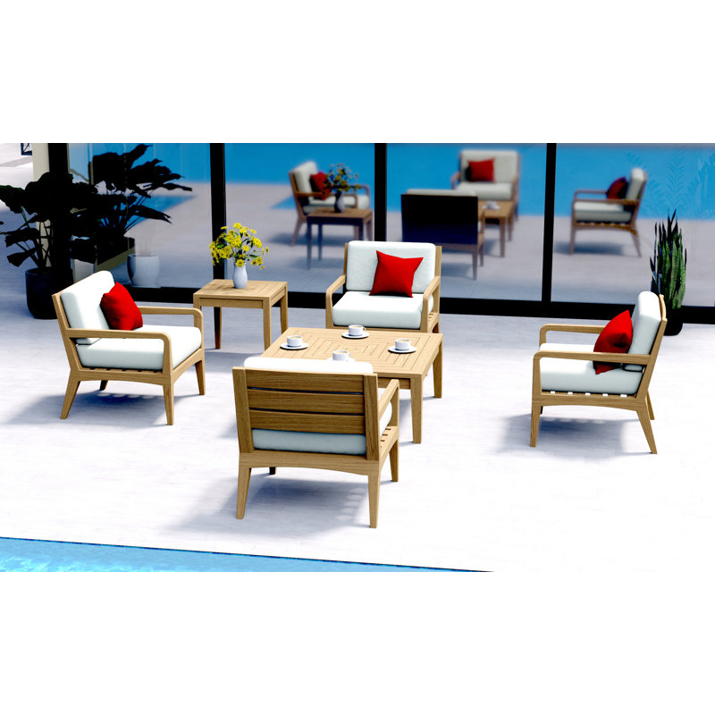 Noida Outdoor 6 - Piece Conversation Set