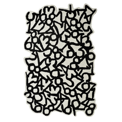Tapis pour enfant KinderLOOM Numero Ivory
