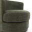 Fauteuil demi-tonneau pivotant en bois massif (ensemble de 2)-886466794