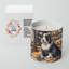 Pumpkin Pie Scented Tumbler Candle with Ceramic Holder