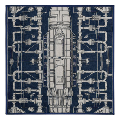 Tapis gris lavable à la machine