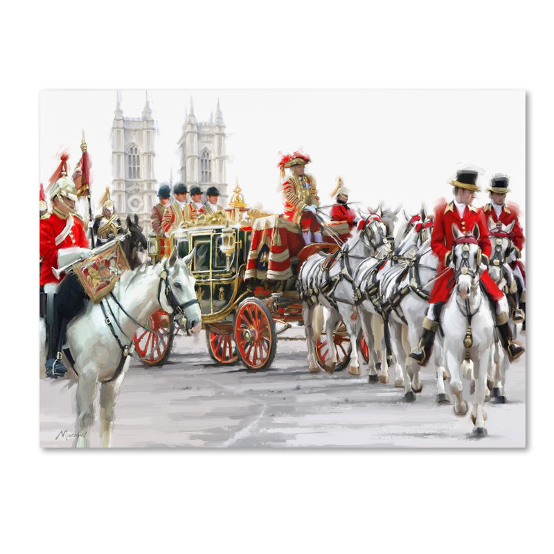 « Grands chariot », reproduction sur toile tendue, H 14 po x l 19 po x P 2 po