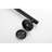 Handheld Shower With 28-Inch Slide Bar And Adjustable Head In Black Matte Soothing Spray Functions