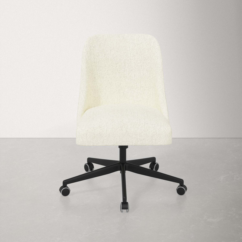 Chaise de bureau Acosta, Tweed Sustain® toile Milsap