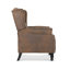 Donaldson 78cm Wide Faux Leather Wingback/Recliner Chair-2017588618
