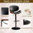 Swivel Adjustable Height Bar Stool With Metal Frame Upholstered  Counter Stool With Bentwood-102142195