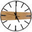 Horloge murale en métal