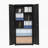 High Storage Cabinet With 2 Doors And 4 Partitions To Separate 5 Storage Spaces