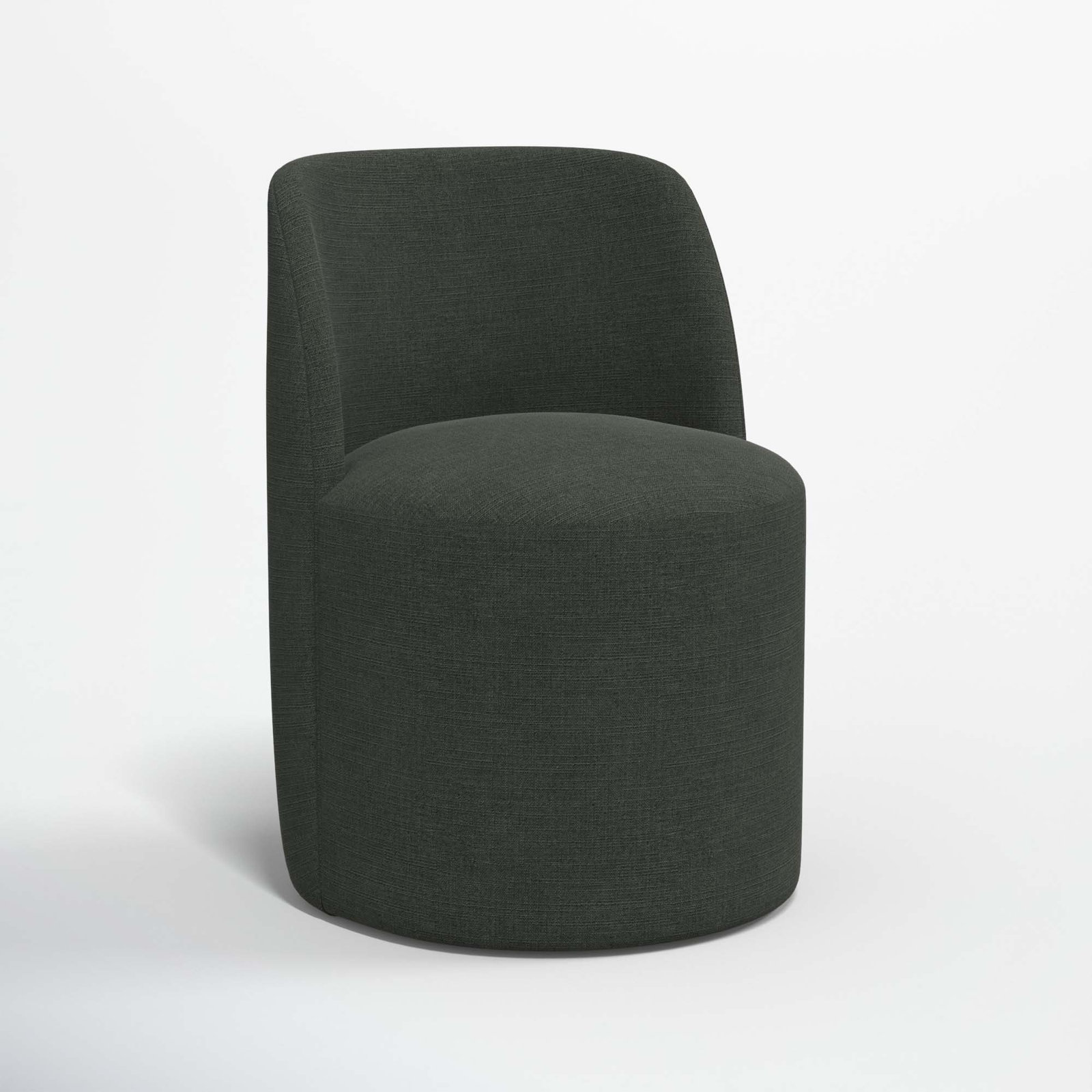 Begonia Side Chair, Classic Black Linen