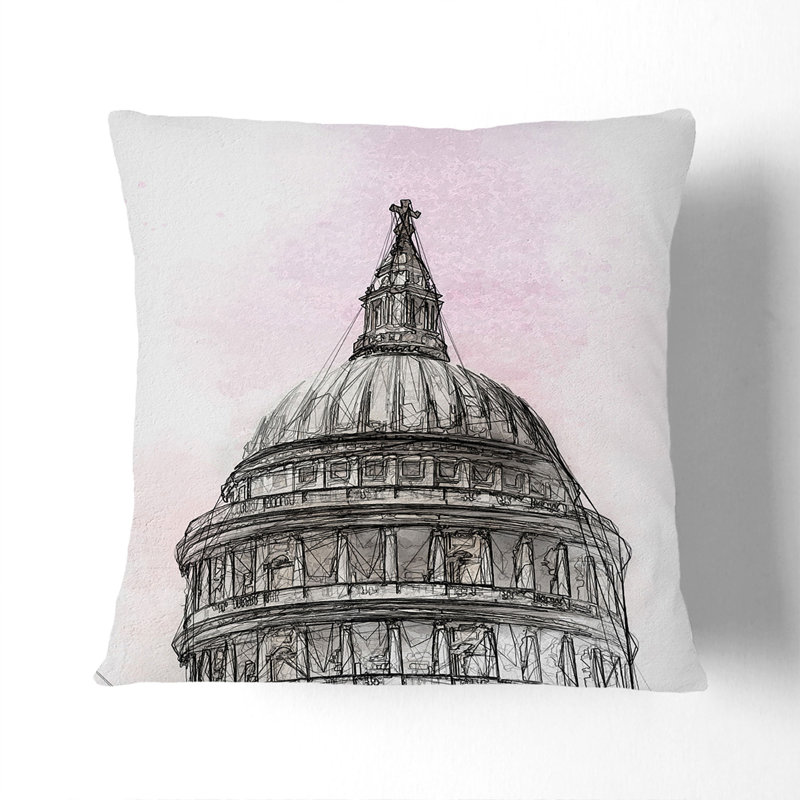 Square Throw Cushion, 55cm H x 55cm W x 20cm D