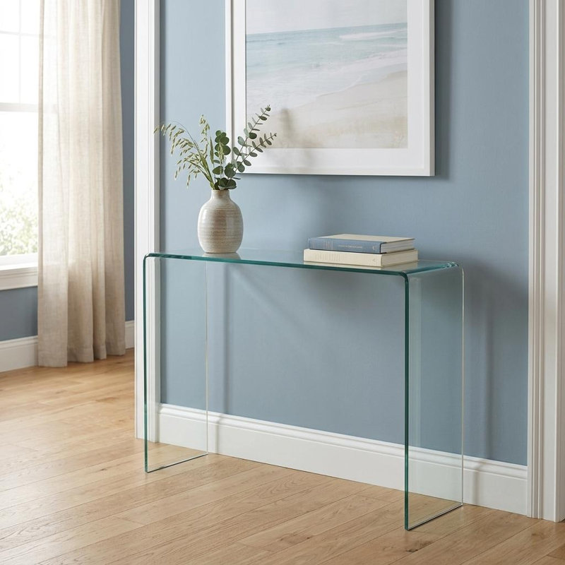 43'' Glass Console Table