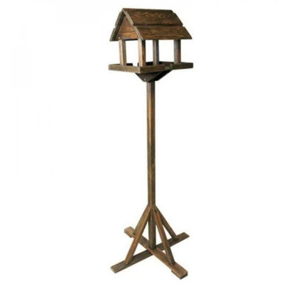 Wood Freestanding Hummingbird Feeder