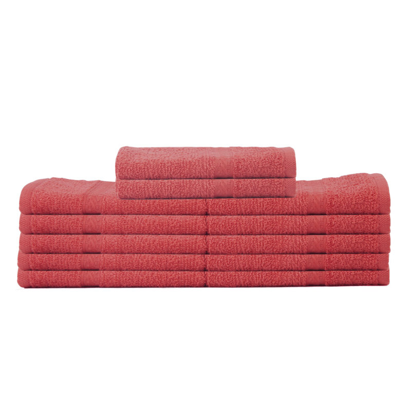 Cotton Face Towels, Brick