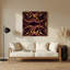 Art mural rouge Op Op 83-1637839697