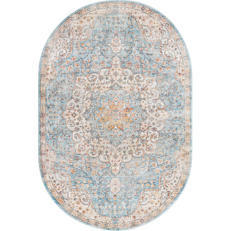 Oriental Indoor Rug, Oval 7'10" x 10'2"